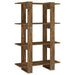 Bibliotecă/Separator cameră, stejar afumat, 80x30x123,5 cm - WALTI WALTI