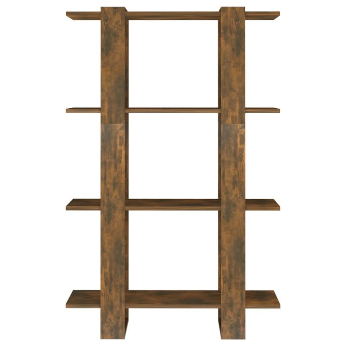Bibliotecă/Separator cameră, stejar afumat, 80x30x123,5 cm - WALTI WALTI