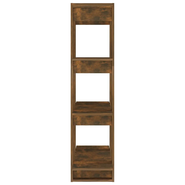 Bibliotecă/Separator cameră, stejar afumat, 80x30x123,5 cm - WALTI WALTI