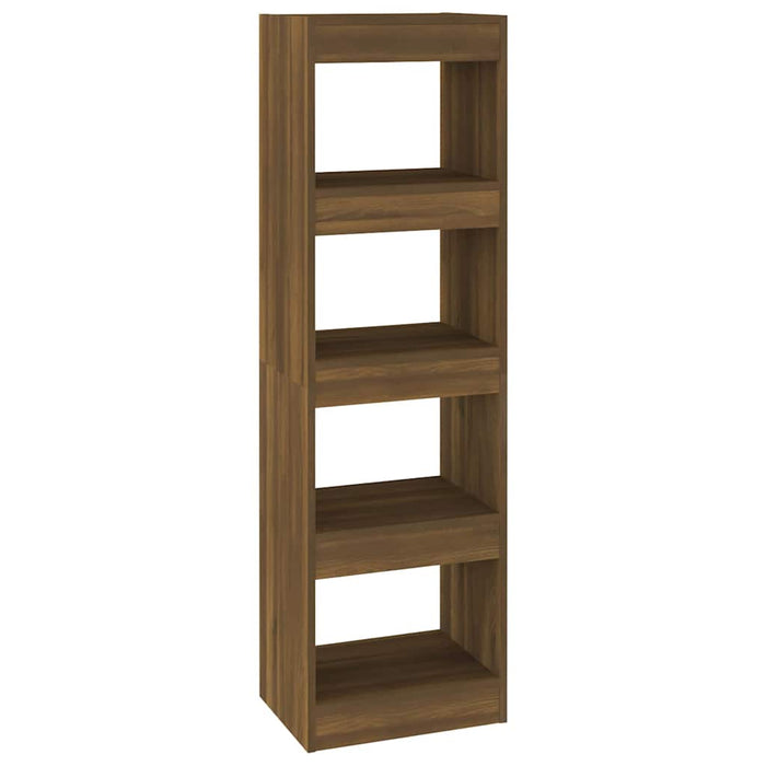 Bibliotecă/Separator de cameră, stejar afumat, 40x30x135 cm WALTI