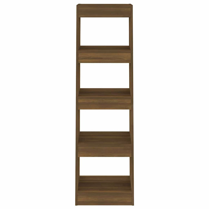 Bibliotecă/Separator de cameră, stejar afumat, 40x30x135 cm WALTI