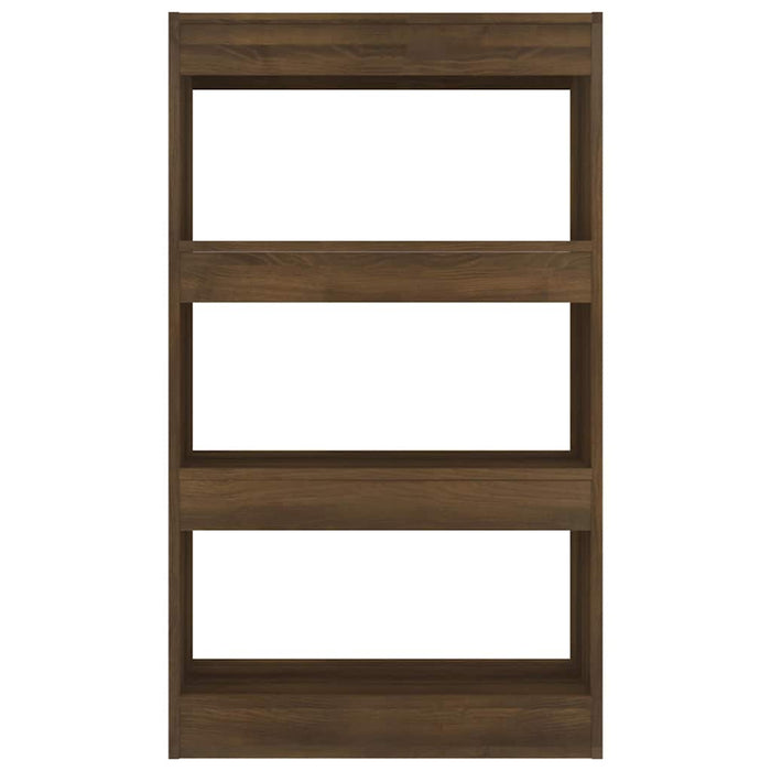 813604 vidaXL Book Cabinet/Room Divider Brown Oak 60x30x103 cm Chipboard WALTI