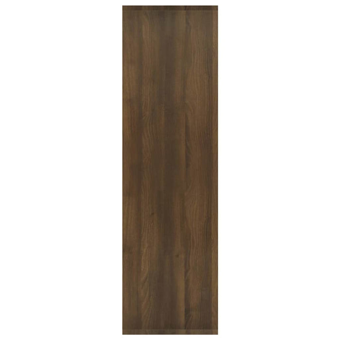 813604 vidaXL Book Cabinet/Room Divider Brown Oak 60x30x103 cm Chipboard WALTI
