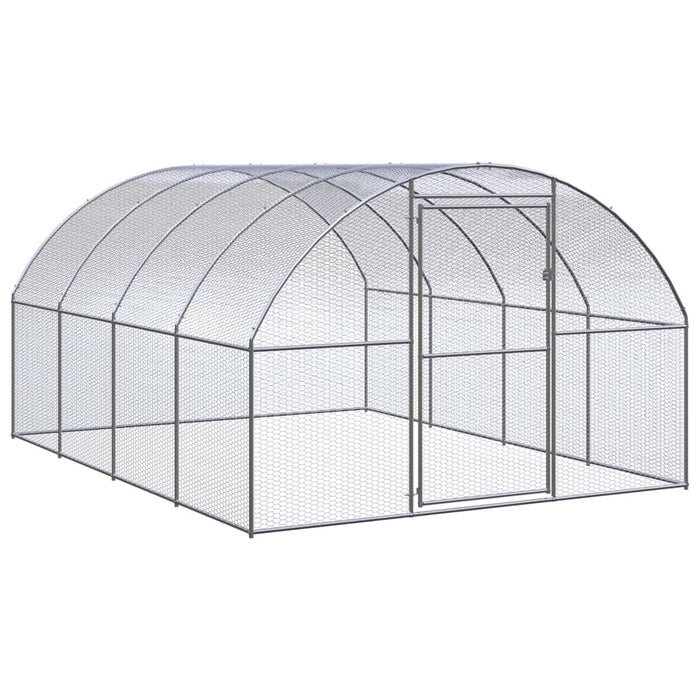 Coteț de găini pentru exterior, 3x4x2 m, oțel zincat - WALTI WALTI
