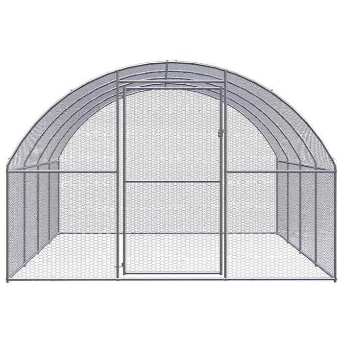 Coteț de găini pentru exterior, 3x4x2 m, oțel zincat - WALTI WALTI