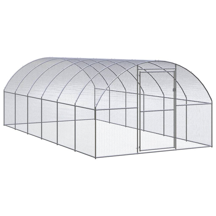 Coteț de găini pentru exterior, 3x6x2 m, oțel zincat - WALTI WALTI