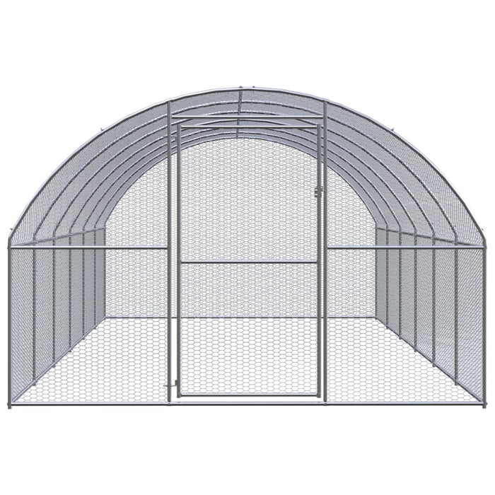 Coteț de găini pentru exterior, 3x6x2 m, oțel zincat - WALTI WALTI