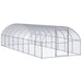 Coteț de găini pentru exterior, 3x8x2 m, oțel zincat - WALTI WALTI