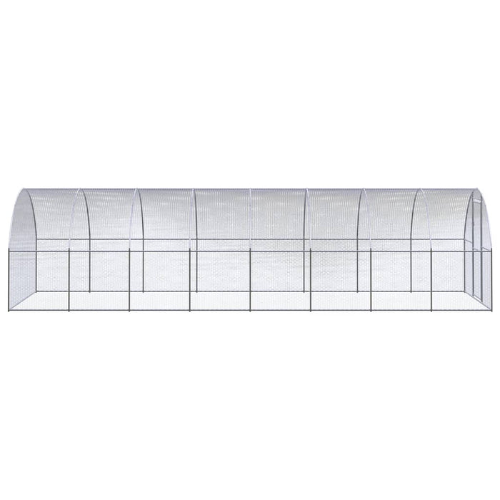 Coteț de găini pentru exterior, 3x8x2 m, oțel zincat - WALTI WALTI
