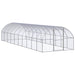 Coteț de găini pentru exterior, 3x10x2 m, oțel zincat - WALTI WALTI