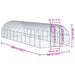 Coteț de găini pentru exterior, 3x10x2 m, oțel zincat - WALTI WALTI