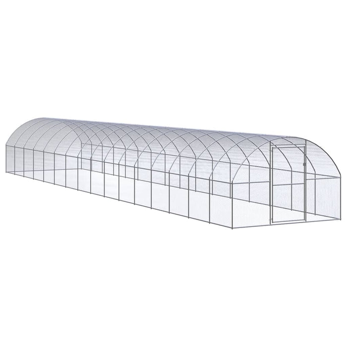 Coteț de găini pentru exterior, 3x16x2 m, oțel zincat - WALTI WALTI