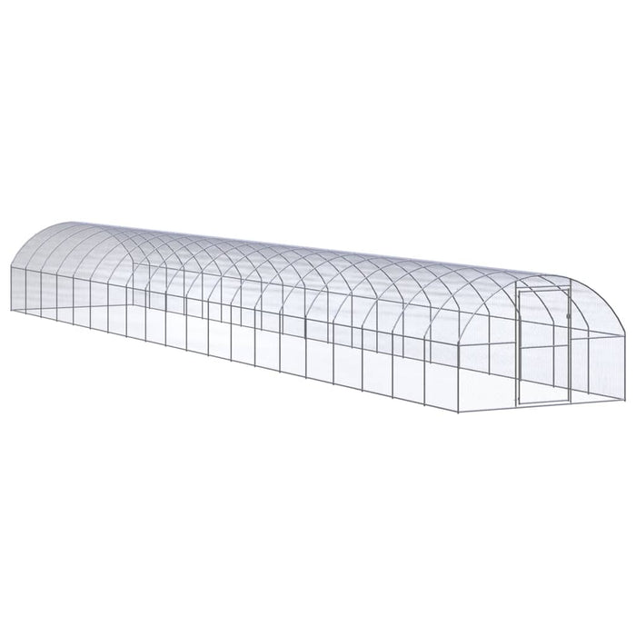 Coteț de găini pentru exterior, 3x20x2 m, oțel zincat - WALTI WALTI