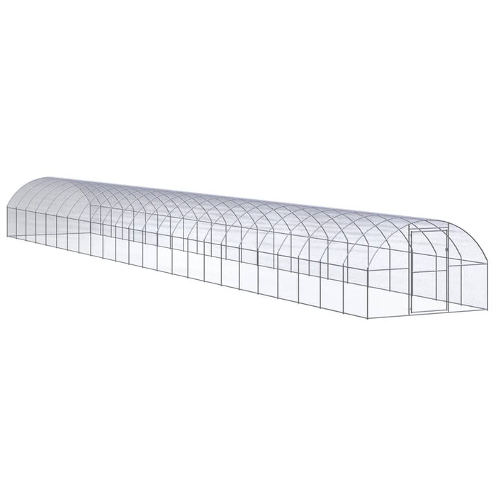 Coteț de găini pentru exterior, 3x24x2 m, oțel zincat - WALTI WALTI
