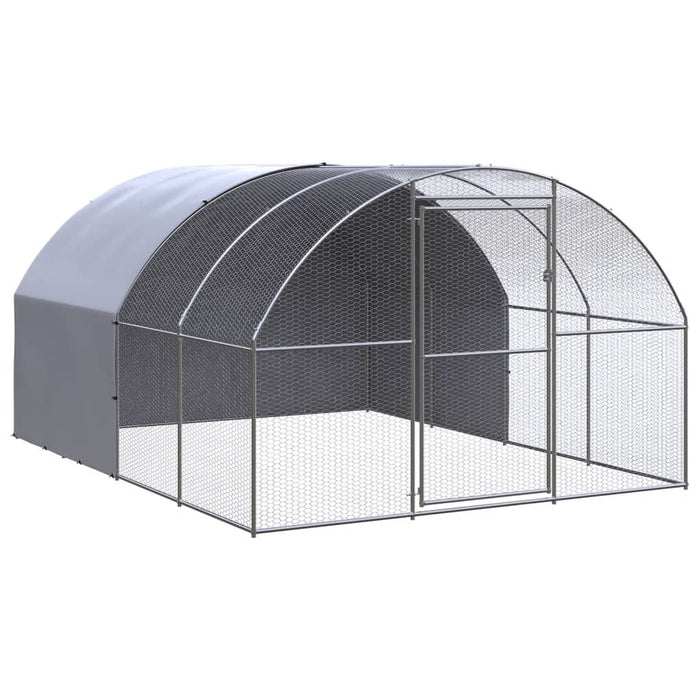 Coteț de găini pentru exterior, 3x4x2 m, oțel zincat - WALTI WALTI