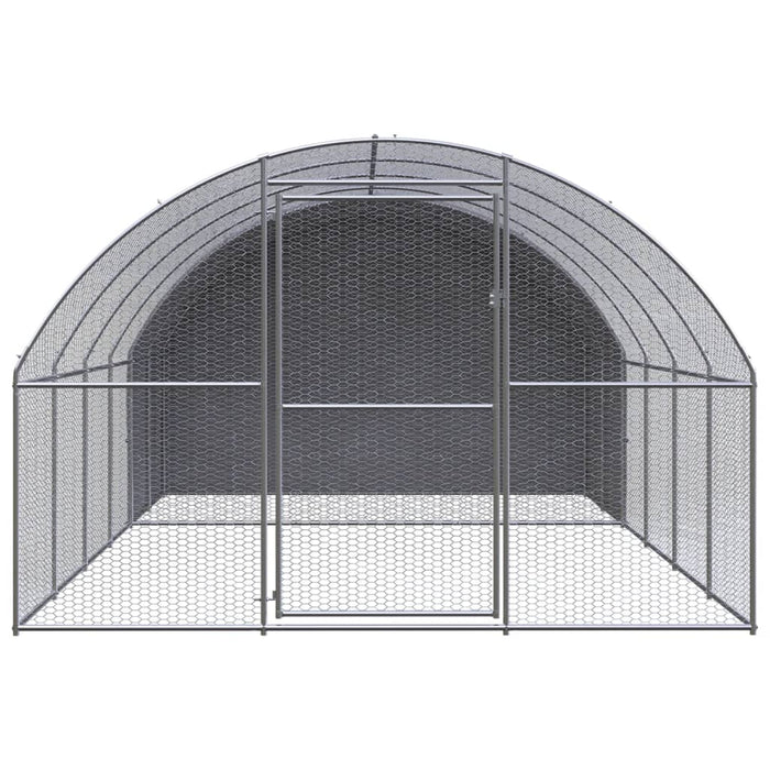 Coteț de găini pentru exterior, 3x4x2 m, oțel zincat - WALTI WALTI