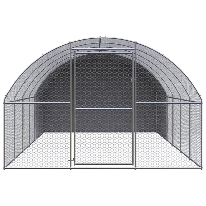 Coteț de găini pentru exterior, 3x6x2 m, oțel zincat - WALTI WALTI