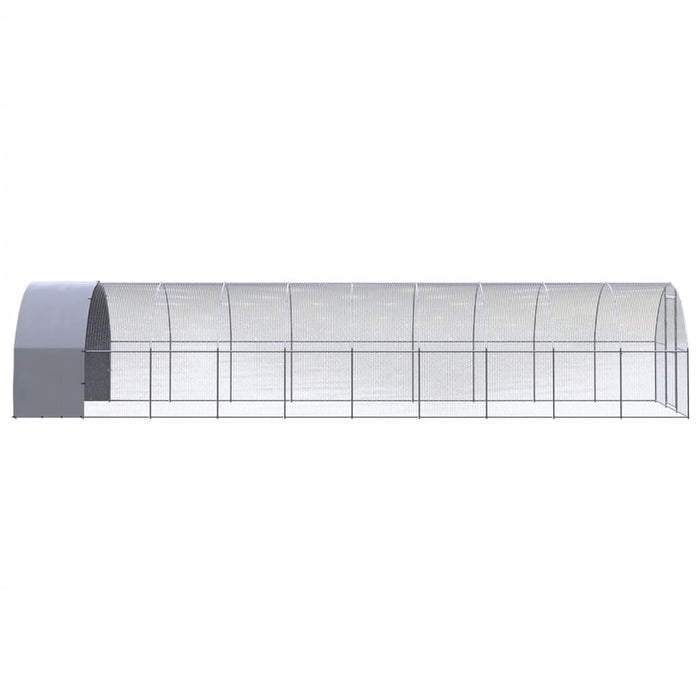 Coteț de găini pentru exterior, 3x10x2 m, oțel zincat - WALTI WALTI