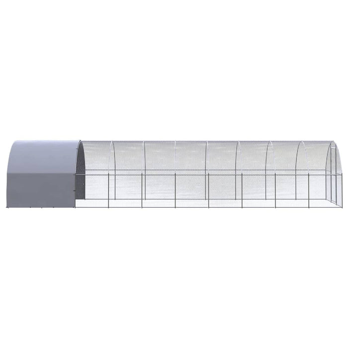 Coteț de găini pentru exterior, 3x10x2 m, oțel zincat - WALTI WALTI