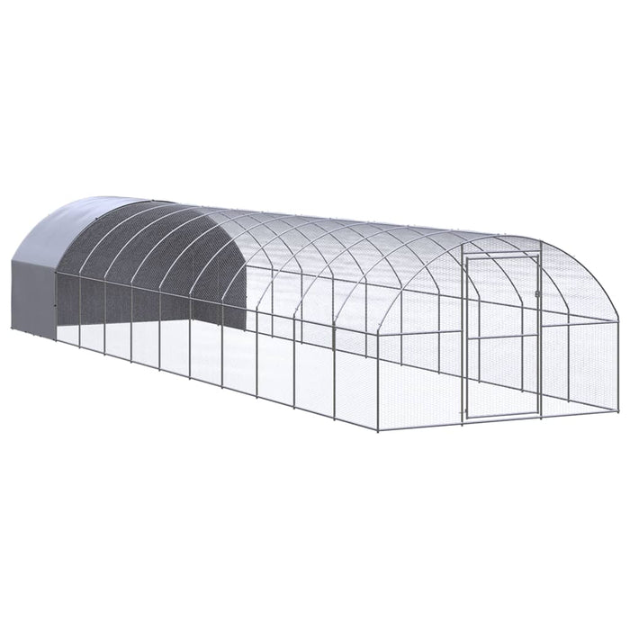 Coteț de găini pentru exterior, 3x12x2 m, oțel zincat - WALTI WALTI