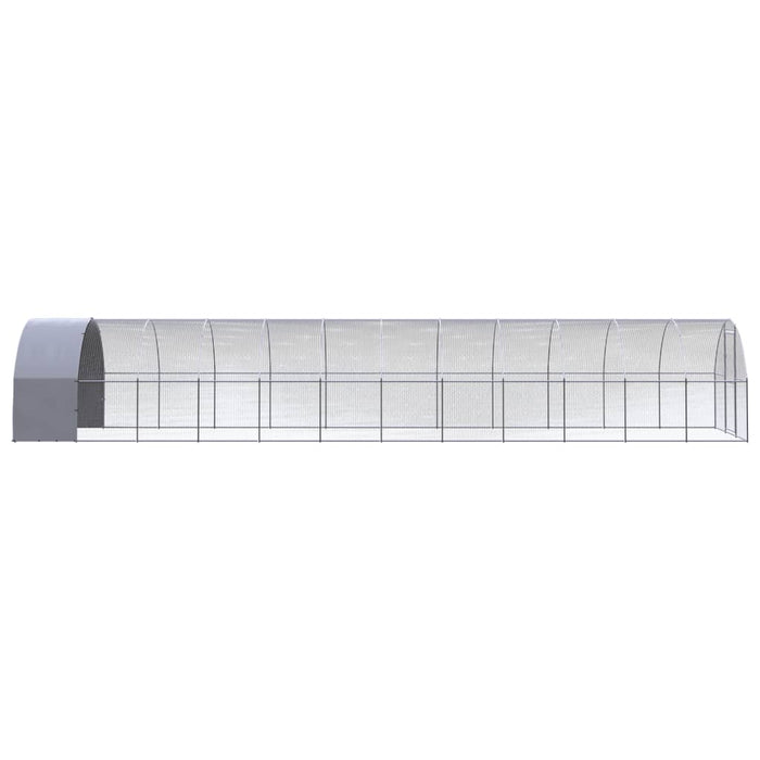 Coteț de găini pentru exterior, 3x12x2 m, oțel zincat - WALTI WALTI