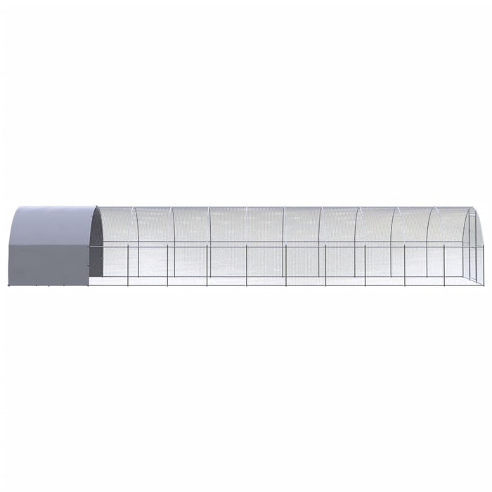 Coteț de găini pentru exterior, 3x12x2 m, oțel zincat - WALTI WALTI