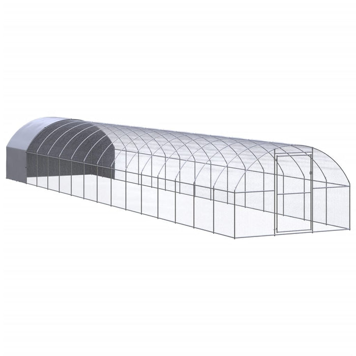 Coteț de găini pentru exterior, 3x16x2 m, oțel zincat - WALTI WALTI
