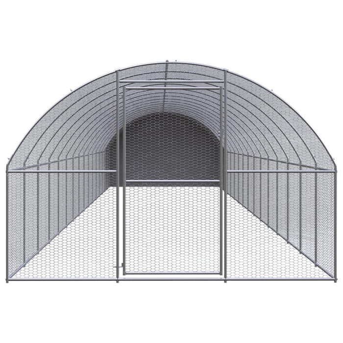 Coteț de găini pentru exterior, 3x16x2 m, oțel zincat - WALTI WALTI