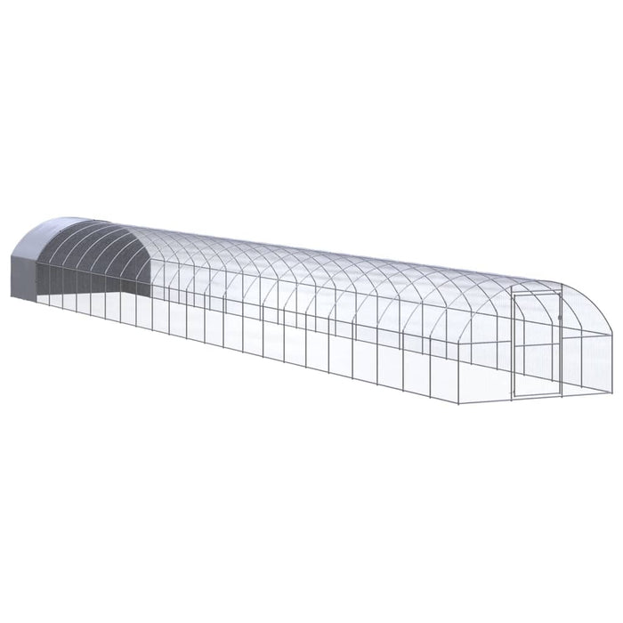 Coteț de găini pentru exterior, 3x24x2 m, oțel zincat - WALTI WALTI