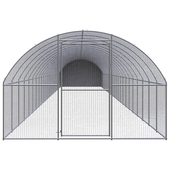 Coteț de găini pentru exterior, 3x24x2 m, oțel zincat - WALTI WALTI