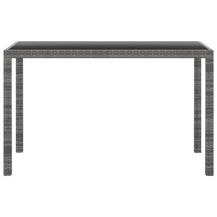 Set mobilier de grădină cu perne, 3 piese, gri, poliratan - WALTI WALTI