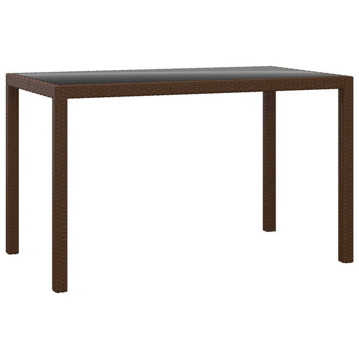Set mobilier de grădină cu perne, 3 piese, maro, poliratan WALTI