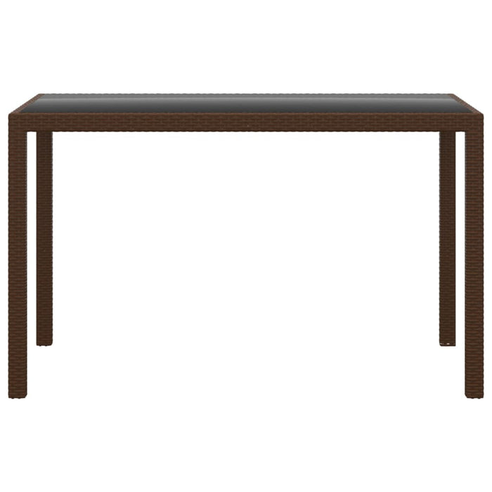 Set mobilier de grădină cu perne, 3 piese, maro, poliratan WALTI