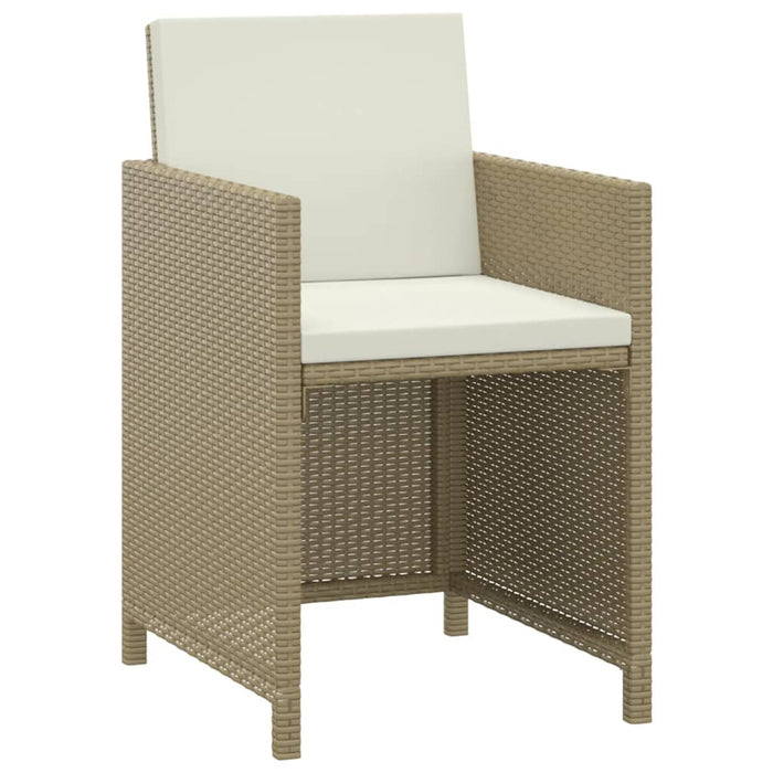 Set mobilier de grădină cu perne, 3 piese, bej, poliratan - WALTI WALTI