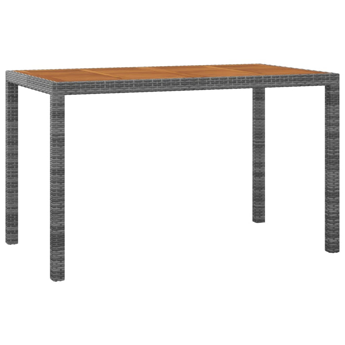 Set mobilier de grădină cu perne, 3 piese, gri, poliratan WALTI