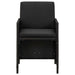 Set mobilier de grădină cu perne, 9 piese, negru, poliratan - WALTI WALTI