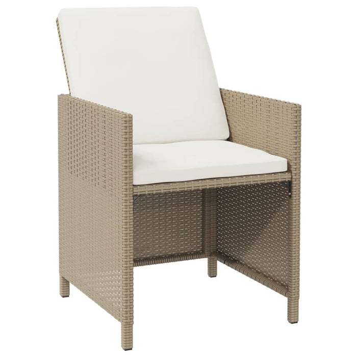 Set mobilier de grădină cu perne, 5 piese, bej, poliratan - WALTI WALTI