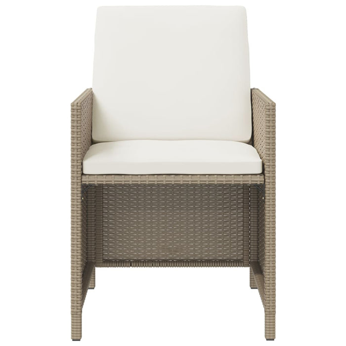 Set mobilier de grădină cu perne, 5 piese, bej, poliratan - WALTI WALTI