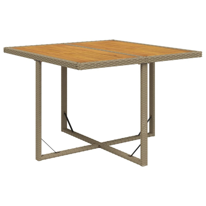 Set mobilier de grădină cu perne, 5 piese, bej, poliratan - WALTI WALTI