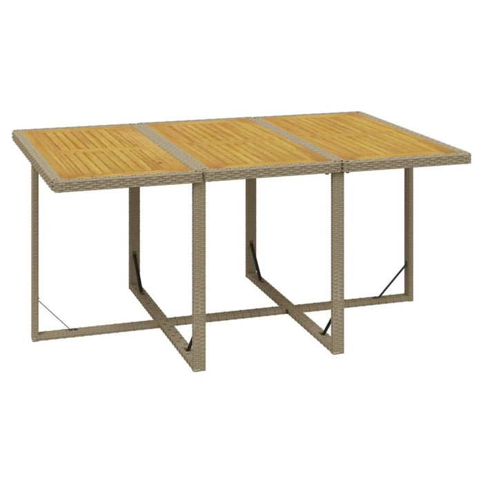 Set mobilier de grădină cu perne, 11 piese, bej, poliratan - WALTI WALTI