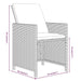 Set mobilier de grădină cu perne, 11 piese, bej, poliratan - WALTI WALTI