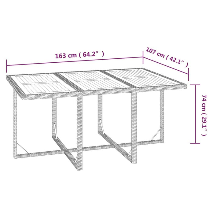 Set mobilier de grădină cu perne, 11 piese, bej, poliratan - WALTI WALTI