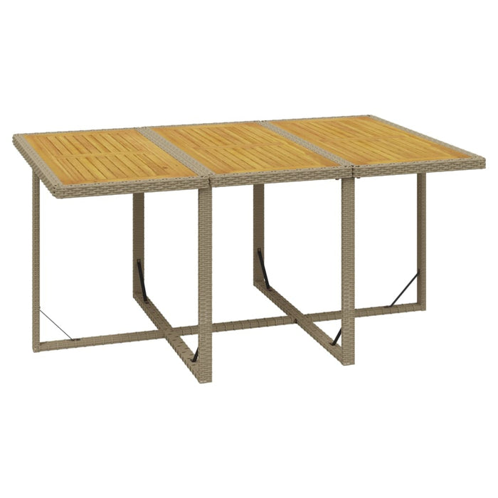 Set mobilier de grădină cu perne, 11 piese, bej, poliratan - WALTI WALTI
