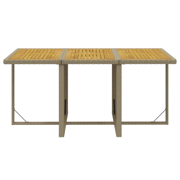 Set mobilier de grădină cu perne, 11 piese, bej, poliratan - WALTI WALTI