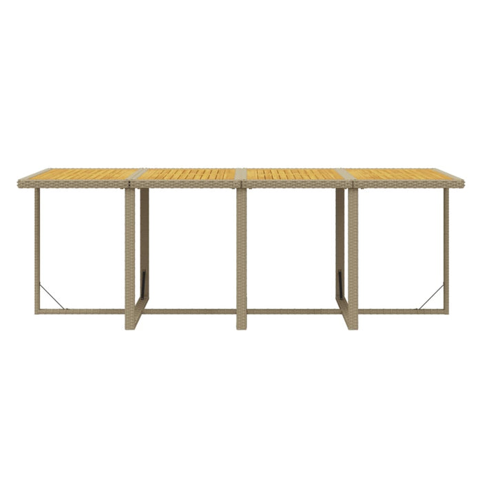 Set mobilier de grădină cu perne, 13 piese, bej, poliratan - WALTI WALTI