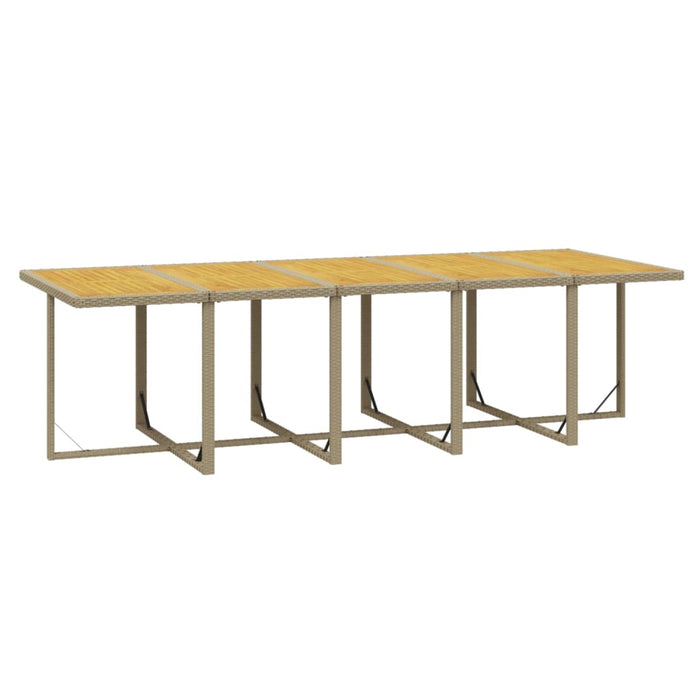 Set mobilier de exterior cu perne, 15 piese, bej, poliratan - WALTI WALTI