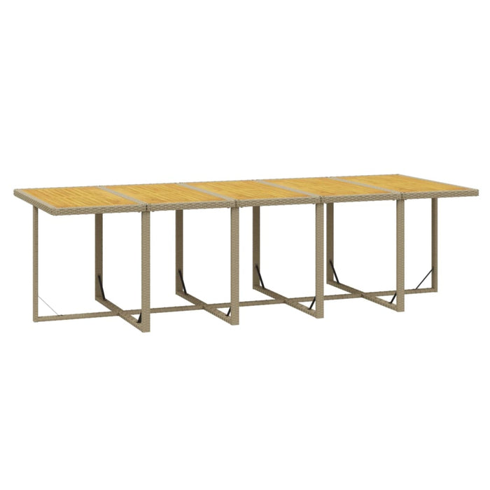 Set mobilier de exterior cu perne, 15 piese, bej, poliratan - WALTI WALTI