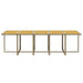 Set mobilier de exterior cu perne, 15 piese, bej, poliratan - WALTI WALTI