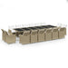 Set mobilier de exterior cu perne, 17 piese, bej, poliratan - WALTI WALTI
