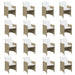 Set mobilier de exterior cu perne, 17 piese, bej, poliratan - WALTI WALTI